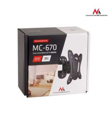Maclean MC-670 Wall Mount Bracket LCD Adjustable Wall TV Bracket up to 20kg