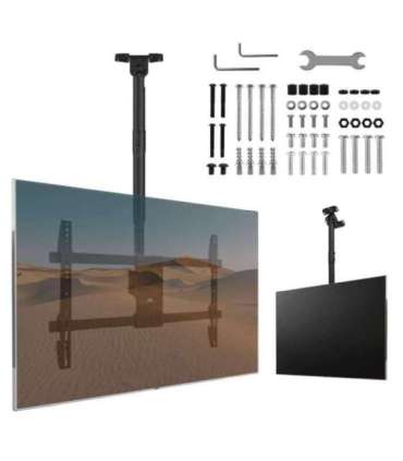 Maclean ceiling mount for TV, max load 60kg, 43-86", max VESA 600x400, MC-112 B