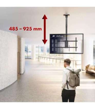 Maclean ceiling mount for TV, max load 60kg, 43-86", max VESA 600x400, MC-112 B