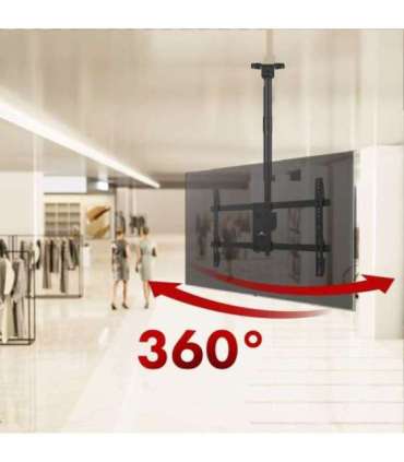 Maclean ceiling mount for TV, max load 60kg, 43-86", max VESA 600x400, MC-112 B