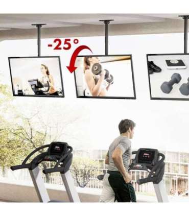 Maclean ceiling mount for TV, max load 60kg, 43-86", max VESA 600x400, MC-112 B