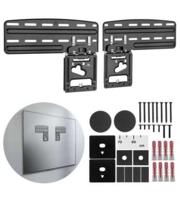 Maclean TV bracket, compatible with Samsung QLED TVs, 43"-85", max. 60kg, MC-806 N