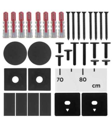 Maclean TV bracket, compatible with Samsung QLED TVs, 43"-85", max. 60kg, MC-806 N