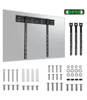 Maclean ultra flat wall mount for TV, 40-85", max VESA 600x400, load up to 80kg, MC-123