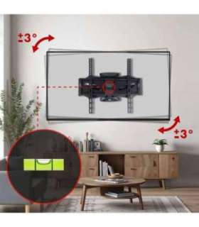 Maclean MC-781 TV mount 177.8 cm (70") Black