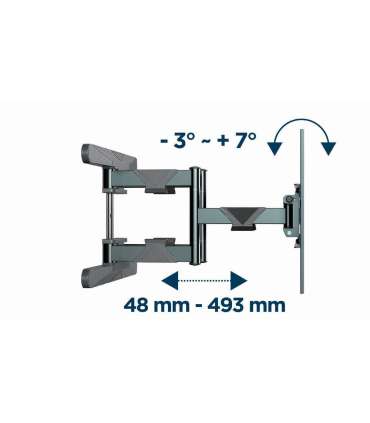 Gembird WM-80ST-01 TV mount/stand 2.03 m (80") Steel