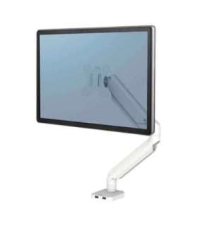 Fellowes Ergonomics Arm for 1 Monitor Platinum Series, White