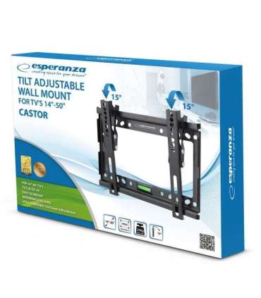 Esperanza ERW010 TV mount/stand 127 cm (50") Black