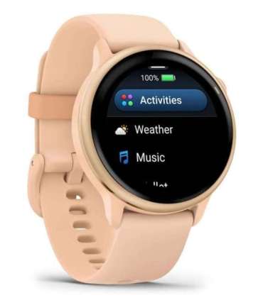 Garmin vívoactive 6 3.05 cm (1.2") AMOLED 42 mm Digital 390 x 390 pixels Touchscreen Pink Wi-Fi GPS (satellite)