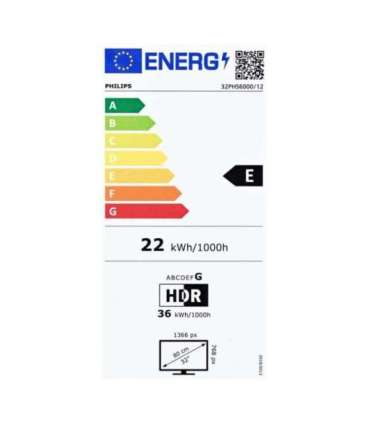 Philips 32PHS6000/12 TV 81.3 cm (32") HD Smart TV Wi-Fi Black