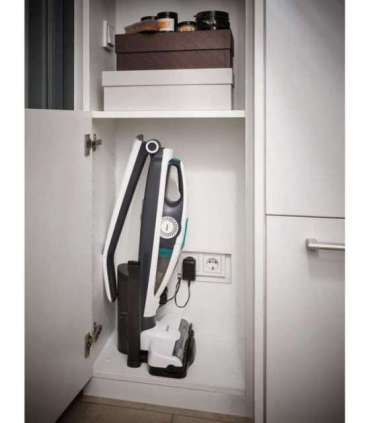 Leifheit PowerVac 2in1 2-in-1 stick vacuum Battery Dry Cyclonic Bagless Black, Blue, White