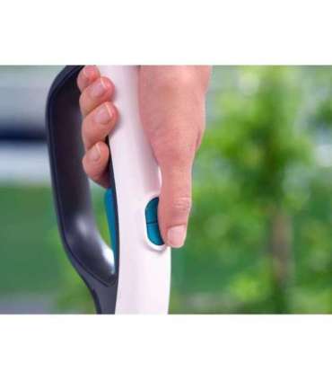 Leifheit Regulus Aqua PowerVac Stick vacuum Battery Dry&wet Foam Bagless Blue, Grey, White