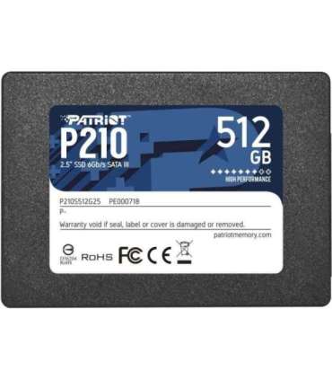 Patriot Memory P210 2.5" 512 GB Serial ATA  III