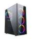 Gembird CCC-FC-1500RGB computer case Midi Tower Black, Transparent