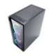 Gembird CCC-FC-1500RGB computer case Midi Tower Black, Transparent