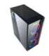 Gembird CCC-FC-1500RGB computer case Midi Tower Black, Transparent