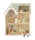 CLASSIC WORLD Большой деревянный домик для кукол с мебелью