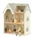 CLASSIC WORLD Большой деревянный домик для кукол с мебелью