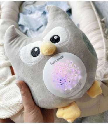 WOOPIE BABY kaisumänguasi uneabina ja projektor 2-ühes öökull - 10 hällilaulu