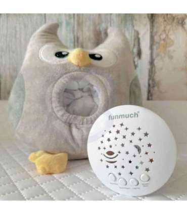 WOOPIE BABY kaisumänguasi uneabina ja projektor 2-ühes öökull - 10 hällilaulu