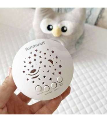 WOOPIE BABY kaisumänguasi uneabina ja projektor 2-ühes öökull - 10 hällilaulu