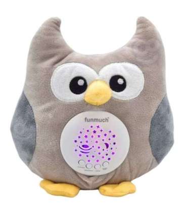 WOOPIE BABY kaisumänguasi uneabina ja projektor 2-ühes öökull - 10 hällilaulu