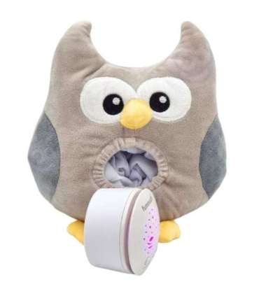 WOOPIE BABY kaisumänguasi uneabina ja projektor 2-ühes öökull - 10 hällilaulu