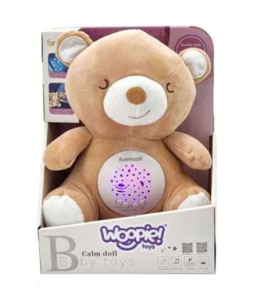 WOOPIE BABY Kallistusmänguasi uinutaja projektor 2-ühes karu - 10 hällilaulu