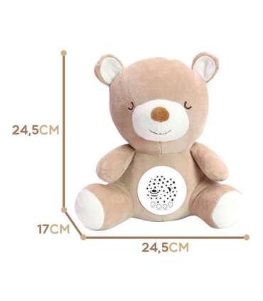 WOOPIE BABY Kallistusmänguasi uinutaja projektor 2-ühes karu - 10 hällilaulu