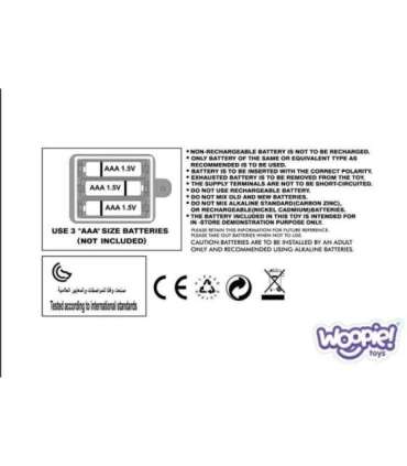 WOOPIE BABY Kallistusmänguasi uinutaja projektor 2-ühes karu - 10 hällilaulu