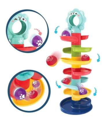 WOOPIE BABY Трасса для шариков — набор «Спираль» + 2 шарика