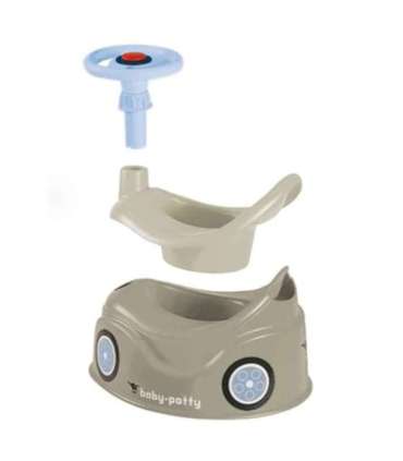 BIG серый горшок, новая машинка Bobby Car, руль