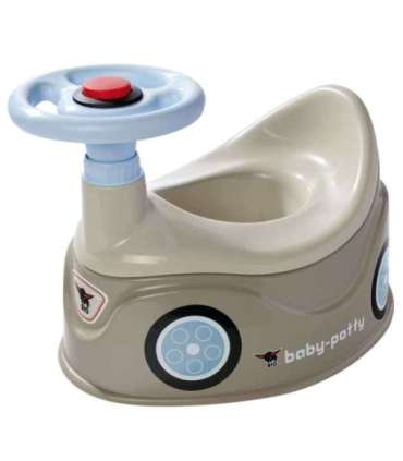 BIG серый горшок, новая машинка Bobby Car, руль