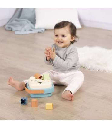 SMOBY väike roheline sorteerija bioplastikust korvis