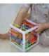WOOPIE BABY Elastne sensoorne kuubik-sorter lastele — pöörased kujundid, 5 tk