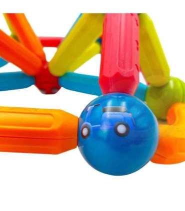 WOOPIE magnetilised ehitusklotsid, õpetlikud, 128 tk.