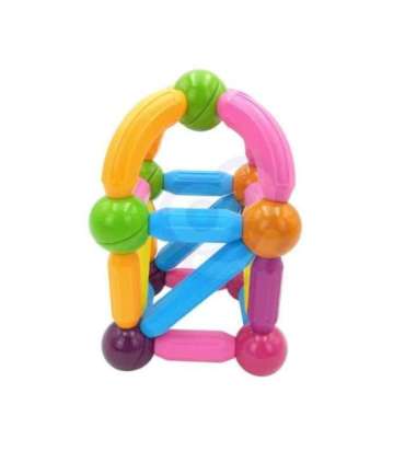 WOOPIE magnetilised konstruktsiooniplokid, hariduslikud, suured, paksud, 28 tk