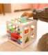 WOOPIE BABY гибкий сенсорный куб, сортер для детей, цветные формы, 11 шт.