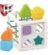 WOOPIE BABY гибкий сенсорный куб, сортер для детей, цветные формы, 11 шт.