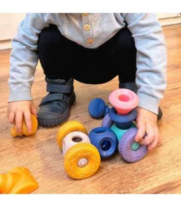 WOOPIE BABY sensorilised ehitusklotsid, surutav pusle, 13 tükki.