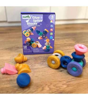 WOOPIE BABY sensorilised ehitusklotsid, surutav pusle, 13 tükki.