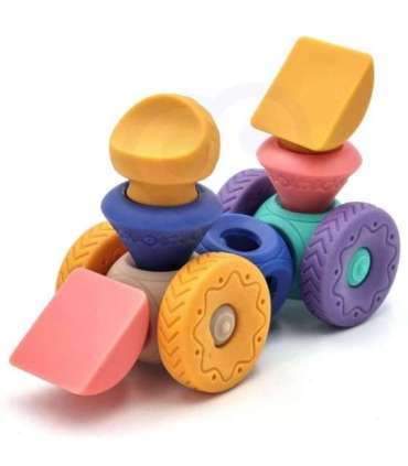 WOOPIE BABY sensorilised ehitusklotsid, surutav pusle, 13 tükki.