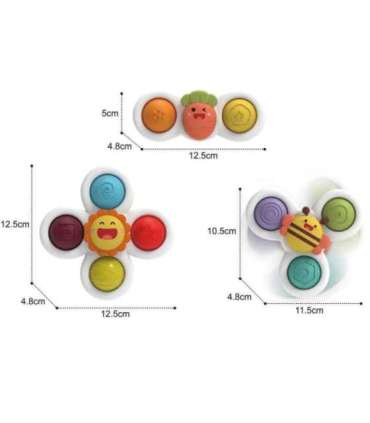 WOOPIE BABY Spiner Zabawka Sensoryczna Edukacyjna 3w1