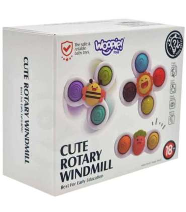 WOOPIE BABY Spiner Zabawka Sensoryczna Edukacyjna 3w1