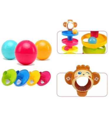 WOOPIE BABY Набор спиральной трассы для шариков + 3 шарика