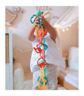 WOOPIE BABY сенсорная игрушка, прорезыватели для младенцев, подвески в виде животных, цепочка, 24 шт.