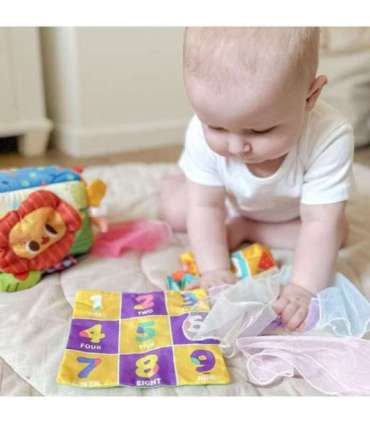 WOOPIE BABY развивающая сенсорная игрушка — коробочка для салфеток