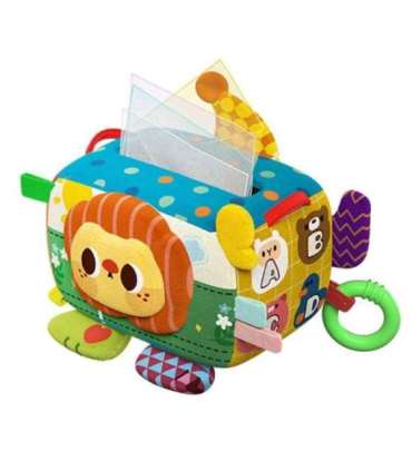 WOOPIE BABY развивающая сенсорная игрушка — коробочка для салфеток