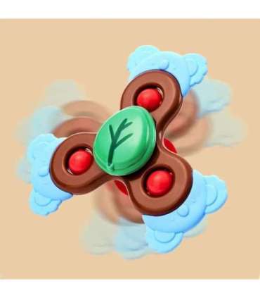 WOOPIE BABY 3-ühes sensoorne hariv spiner-mänguasi, värvikas