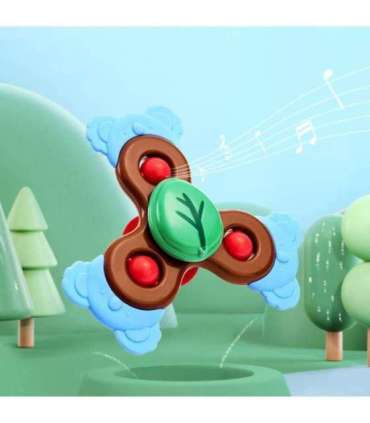 WOOPIE BABY 3-ühes sensoorne hariv spiner-mänguasi, värvikas